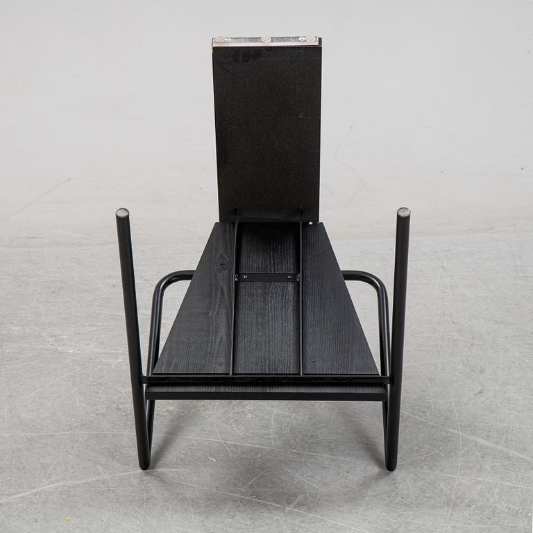 A 'Concrete' armchair by Jonas Bohlin for Källemo, designed 1980.