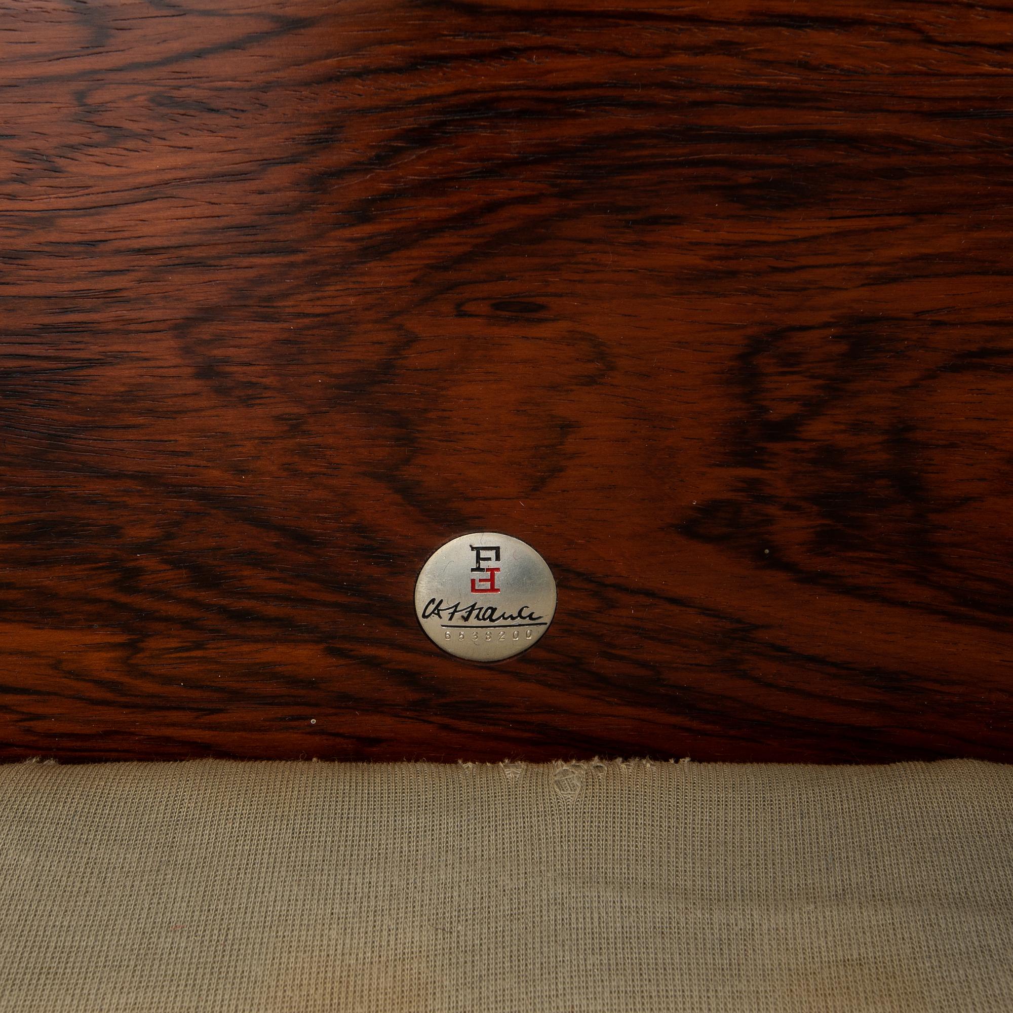 Ole Wanscher, Sofa and armchair "Senator" 166/169 France & Son Cado Denmark 1960s.