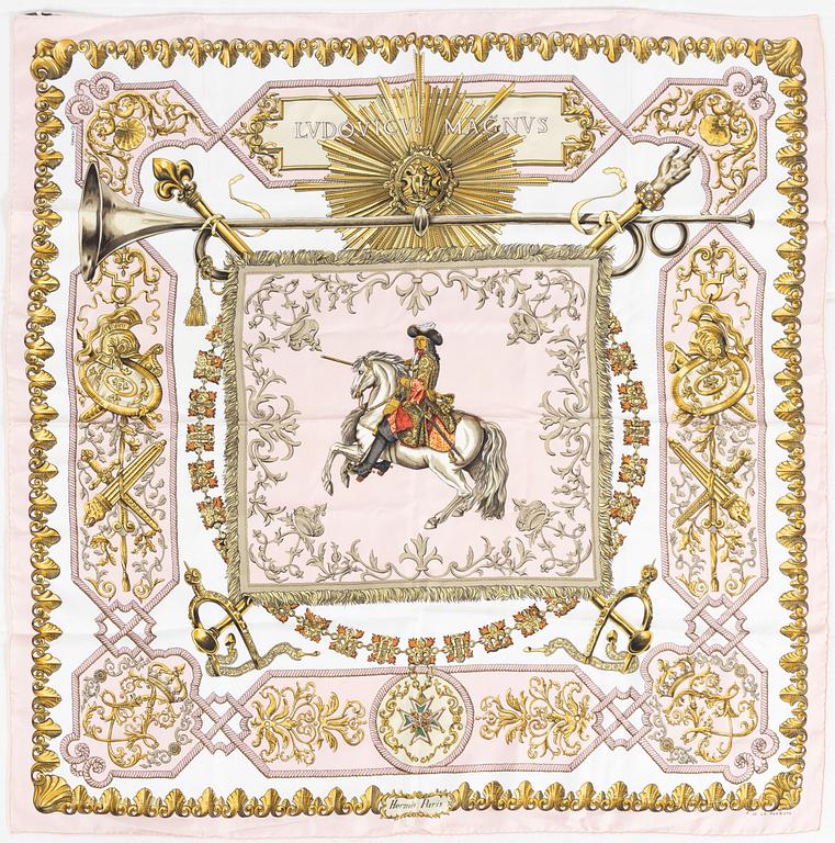 Hermès, scarf "Ludovicus Magnus".