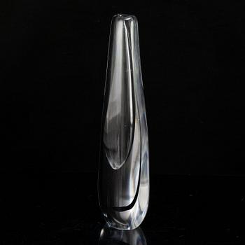 VICKE LINDSTRAND, probably, a glass vase, Kosta 1950-60's.