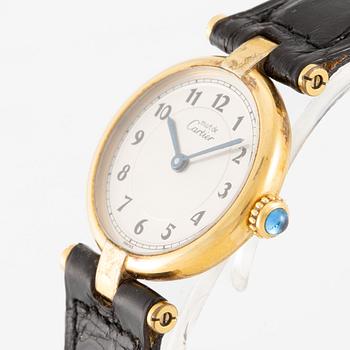 must de CARTIER, VLC, armbandsur, 24 mm.