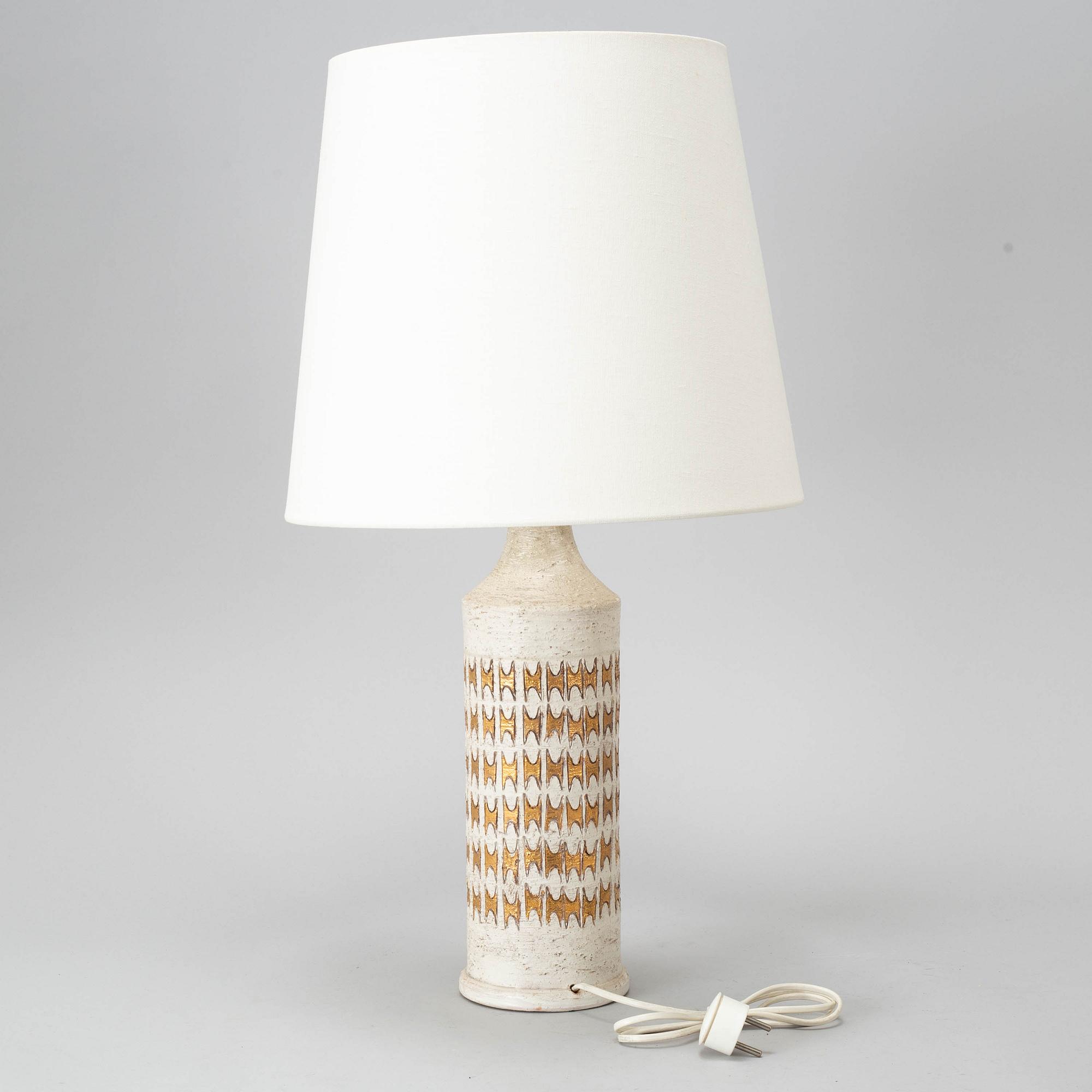 BORDSLAMPA, Bitossi, för Bergboms, 1960-tal.