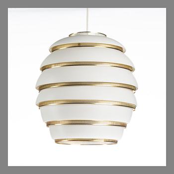 ALVAR AALTO, CEILING LAMP. Beehive A332. Manufactured by Valaistustyö. Designed in 1953.