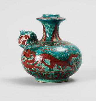 KENDI, porslin. Kina. Qing dynastin. 1800-tal.