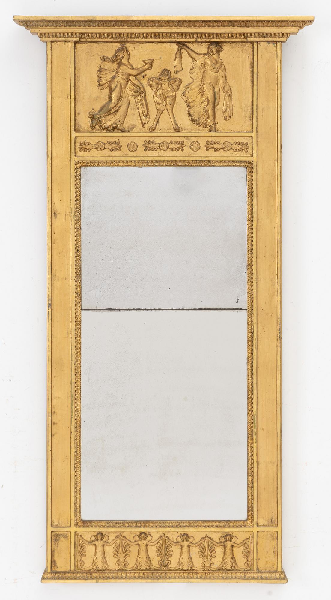 Spegel, sengustaviansk, 1800-talets början.