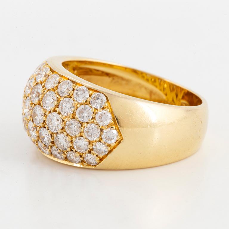 Ring, 18K gold with brilliant-cut diamond 2,14 ct, Garavelli Aldo.