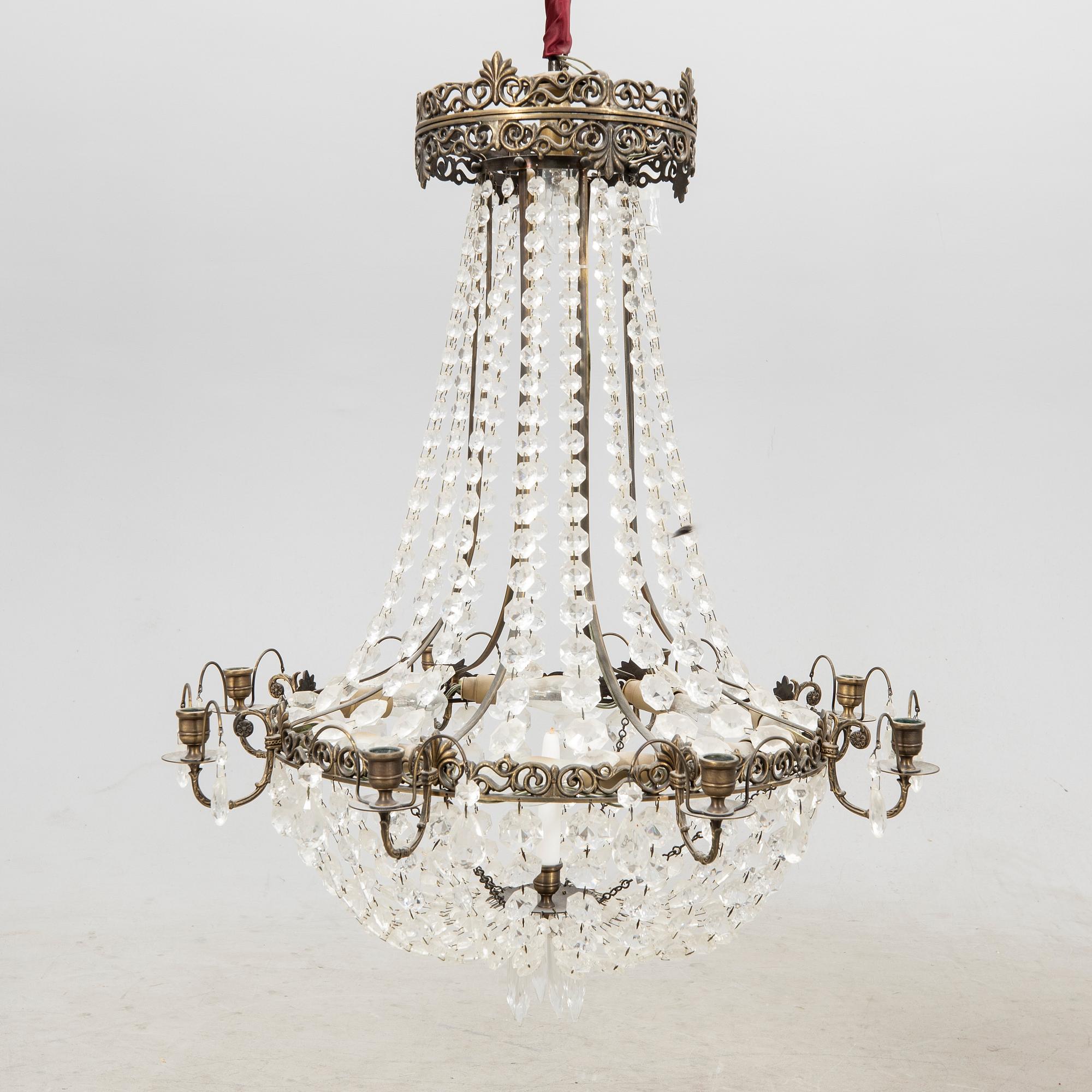 Ljuskrona empirestil 1900-tal.