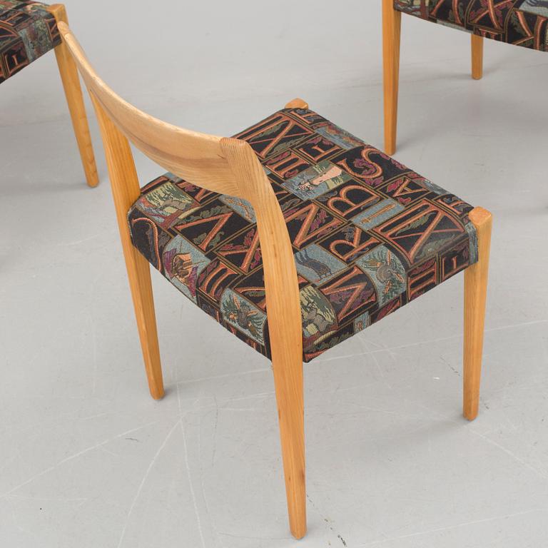 STOLAR 4 st, "Carmi", Nils Jonsson, Troeds. Bra Bohag, 1950-/60-tal.
