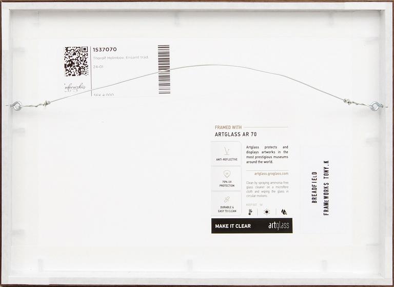 Thorolf Holmboe, Ensamt träd.