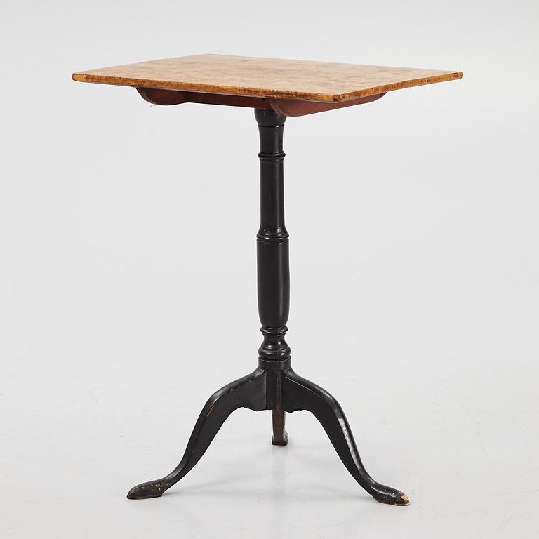 Fällbord, Sverige, omkring år 1800.