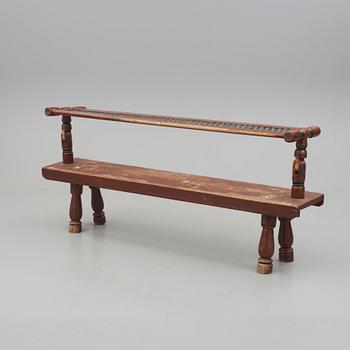 VÄNDBÄNK, allmoge, Delsbo/Bjuråker, Hälsingland, 1800-talets första hälft.