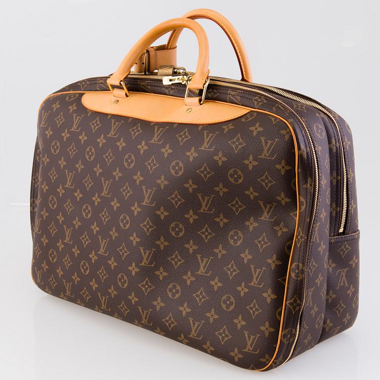 LOUIS VUITTON MONOGRAM CANVAS SOFT SUITCASE ALIZE 24 HEURES.