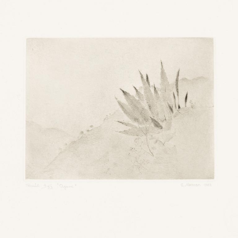 Gunnar Norrman, Drypoint etchings, 8, signed and numbered.