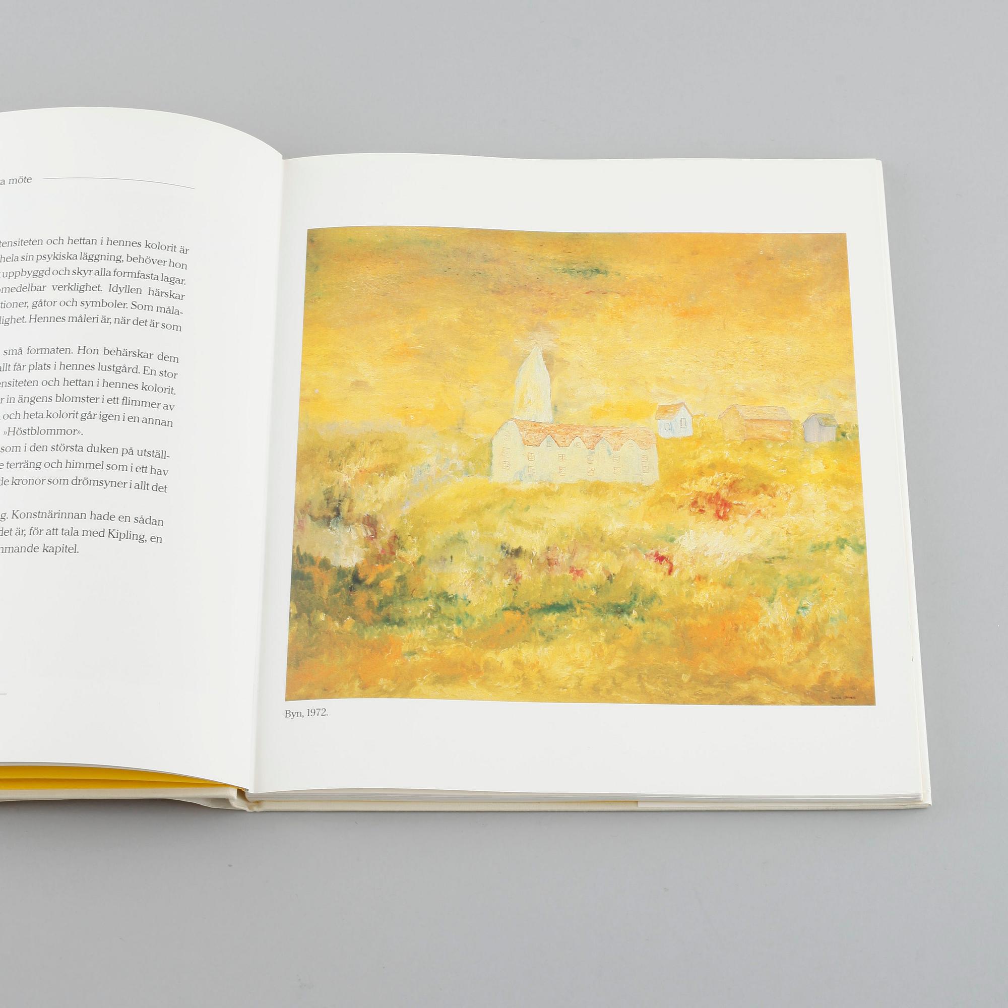 KARIN OLSSON, oil on canvas, signed, and a BOOK, Carl Rylander, Galleri ...