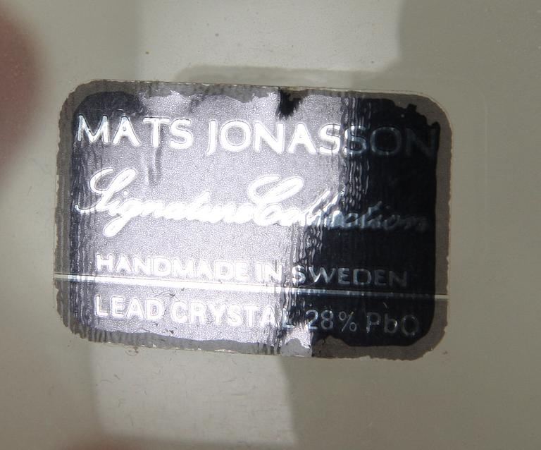 VAS, glas, Mats Jonasson, sign Studio -87.