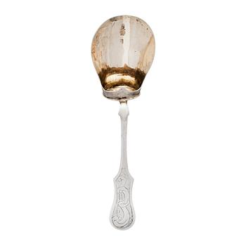 304. A RUSSIAN CADDY SPOON. РУССКАЯ ЛОЖКА ДЛЯ ЧАЙНИЦЫ.