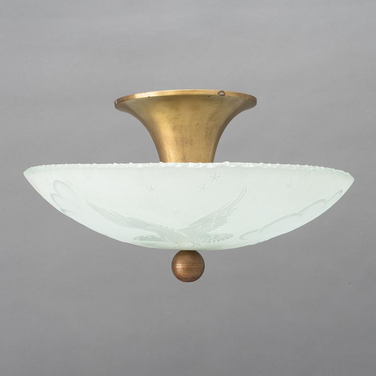 A ceiling lamp, 1930's/40's.
