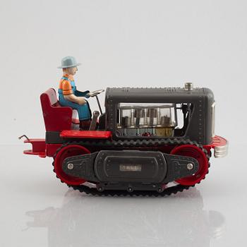 Toy, Piston Action, "Tractor", T.N., Japan, 1950s/60s.