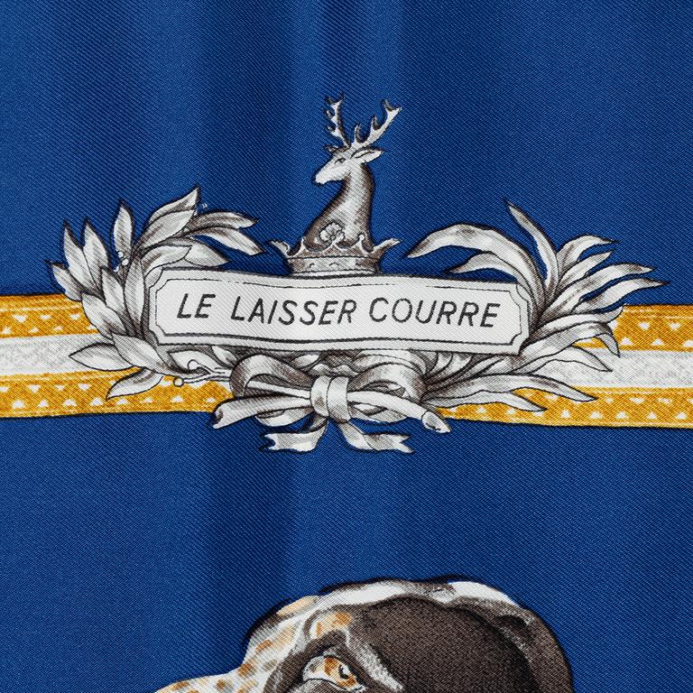 Hermès, scarf, "Le Laisser courre".