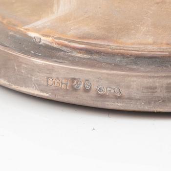Two paird of silver candel sticks, GAB, 1951 and C.G.Hallberg, 1956, Sweden.