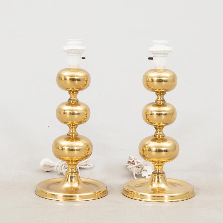 Table lamps, a pair, Nafa, late 20th century.