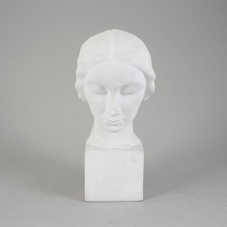 FOLKE ANDERSSON, skulptur, gips. Signerad.