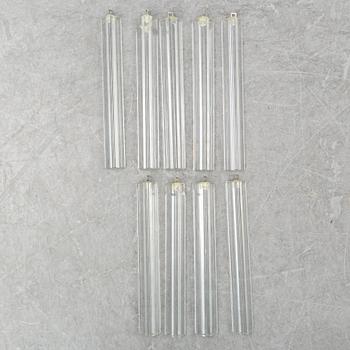 A J T Kalmar brass and glass ceiling light, second half of the 20th Century.