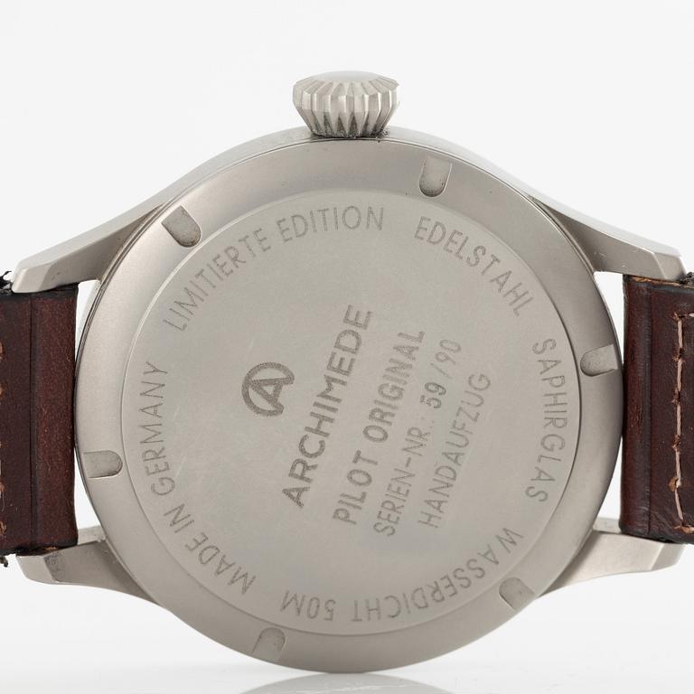 Archimede, Pilot Original, Limited Edition, armbandsur,42 mm.
