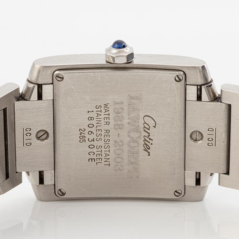 Cartier, Tank, Francaise, armbandsur, 30 x 25 mm.