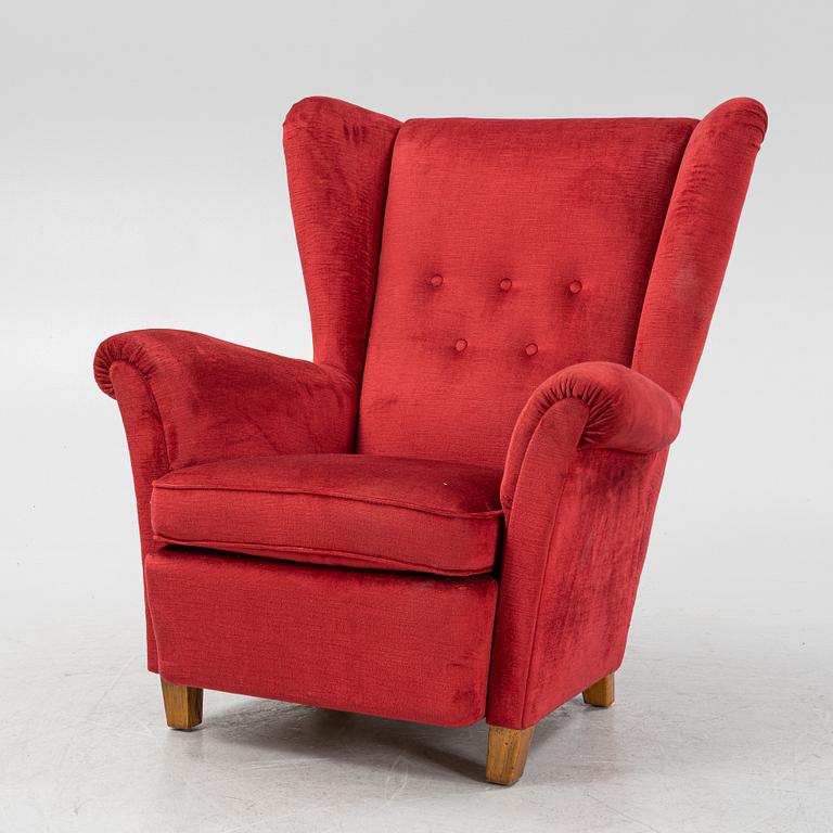 Fåtölj, Swedish Modern, Dux, 1940/50-tal.