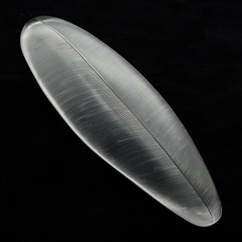 Tapio Wirkkala, a '3869' art object 'Feather' signed Tapio Wirkkala Iittala -55.