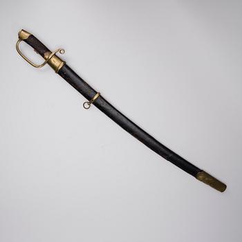 SHASKA / SABEL, ryska kavalleriets officerssabel, modell 1881, S:t Petersburg.