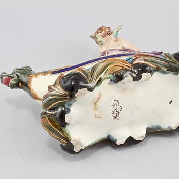 JARDINIERE, majolika, Rörstrand, efter 1883.