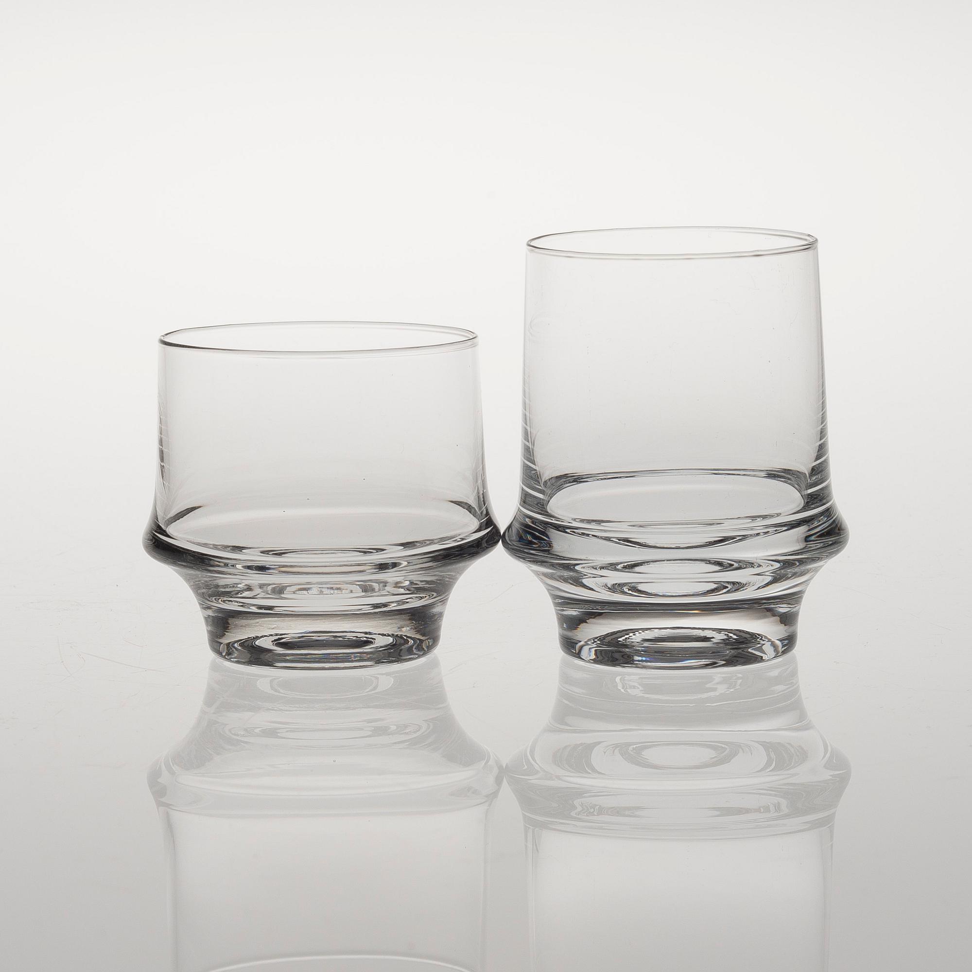 TAPIO WIRKKALA, glas, 10 st, "Marski", Iittala, 1900-talets slut.