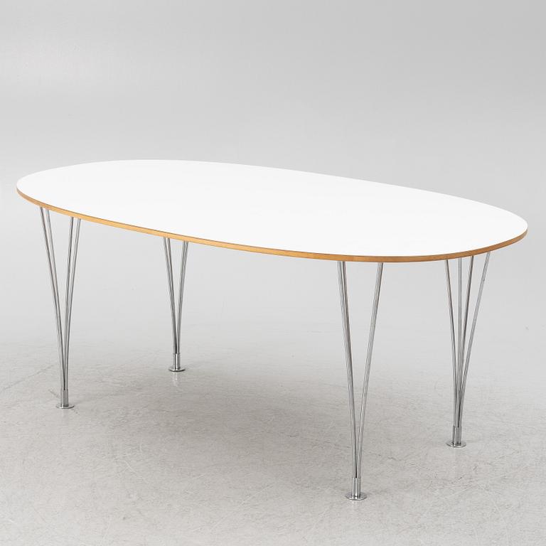 Bruno Mathsson & Piet Hein, dining table, "Superellipse", Fritz Hansen, Denmark, 2006.