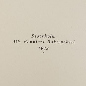 Samling litteratur om silver, 8 volymer, bl.a. "Svenskt silversmide 1520-1850".