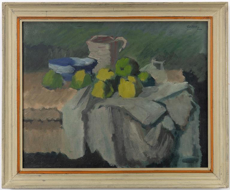 Sixten Lundbohm, Still life with fruit.