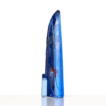 Bertil Vallien, sculpture, "The sky is the limit", glass, Kosta Boda.