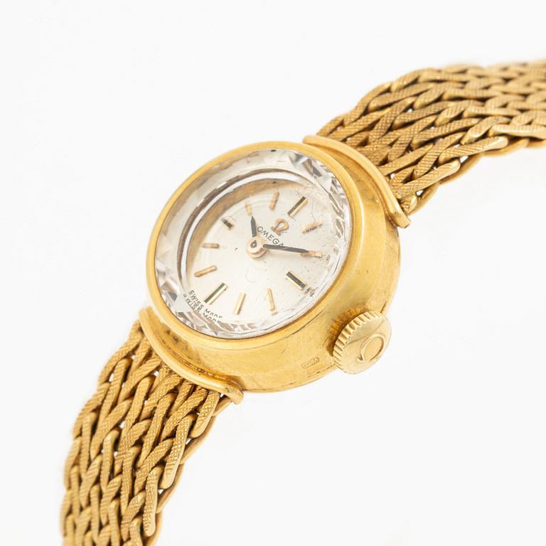 Omega, wristwatch, 18 mm.