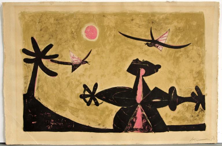 RUFINO TAMAYO, färglitografi, sign.