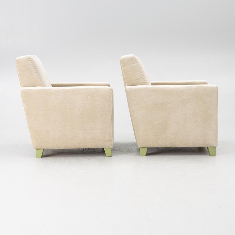 A pair of 'Caspian Club Chairs' by RIJD, contemporary.