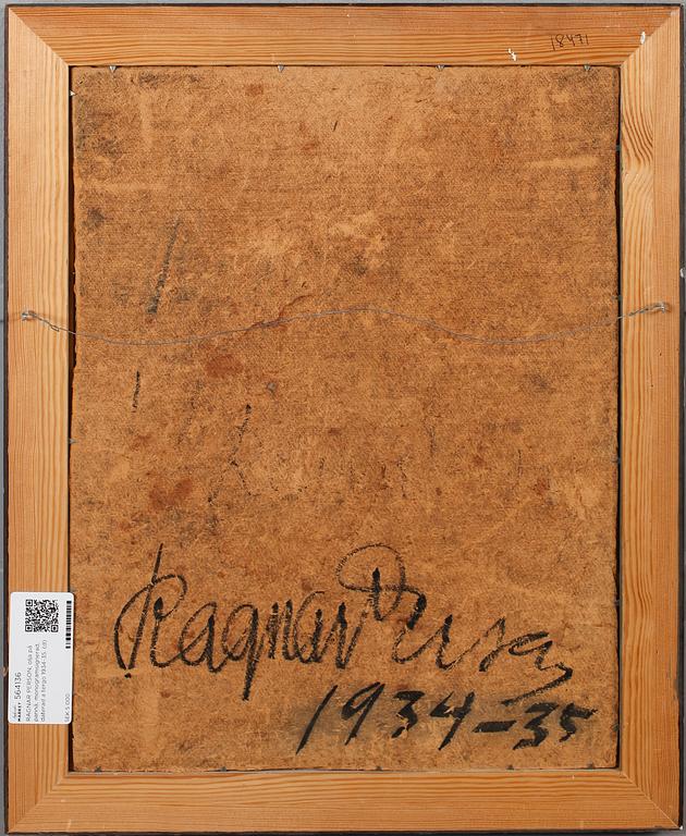 RAGNAR PERSON, olja på pannå, monogramsignerad, daterad a tergo 1934-35.
