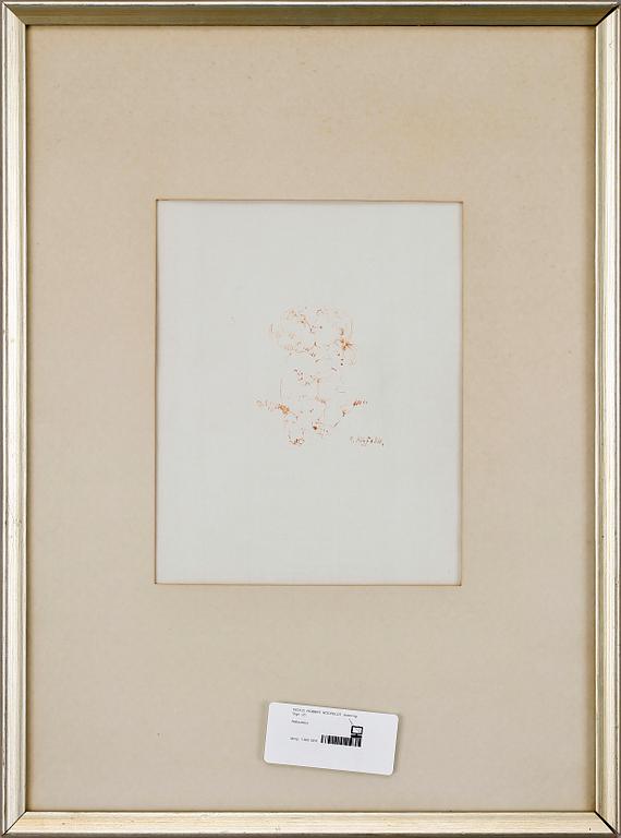 ROBERT HÖGFELDT, teckning. Sign.
