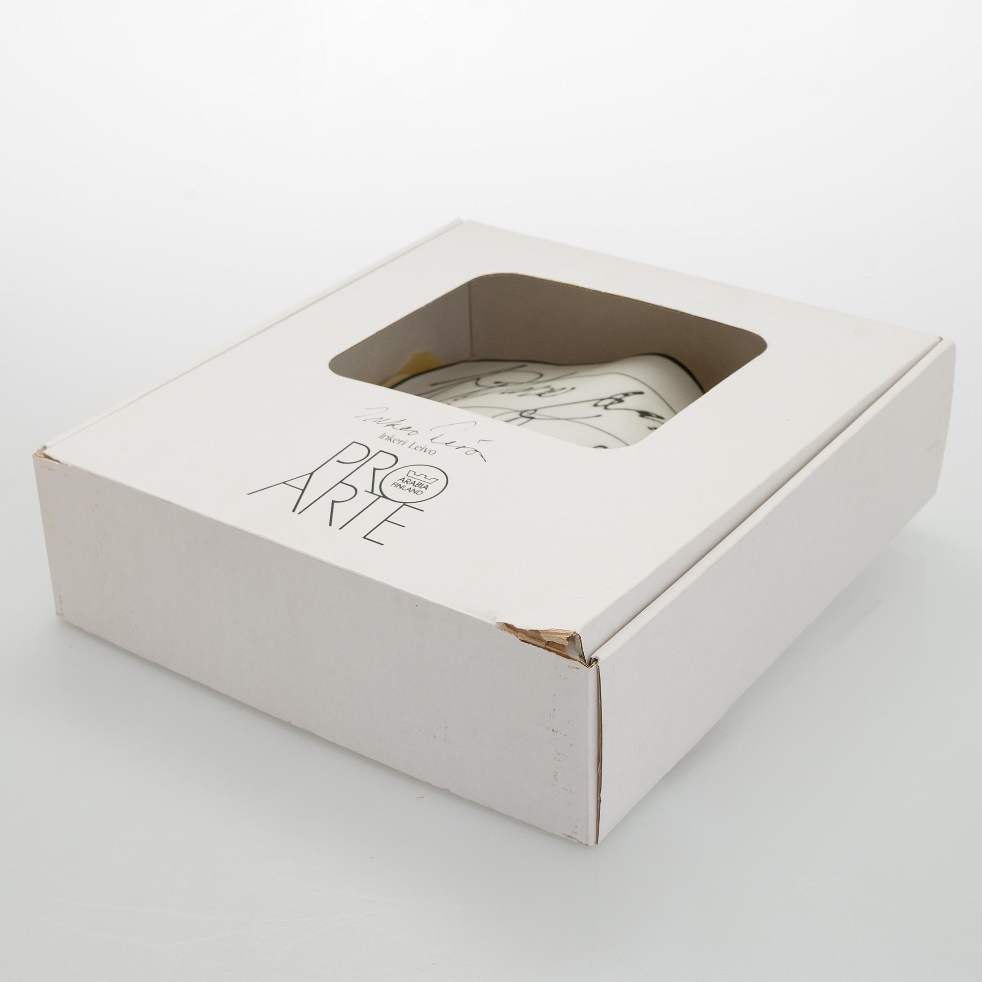 Inkeri Leivo, vägglampa, "Love letter", signerad IL 25/-90/MM Arabia Finland.