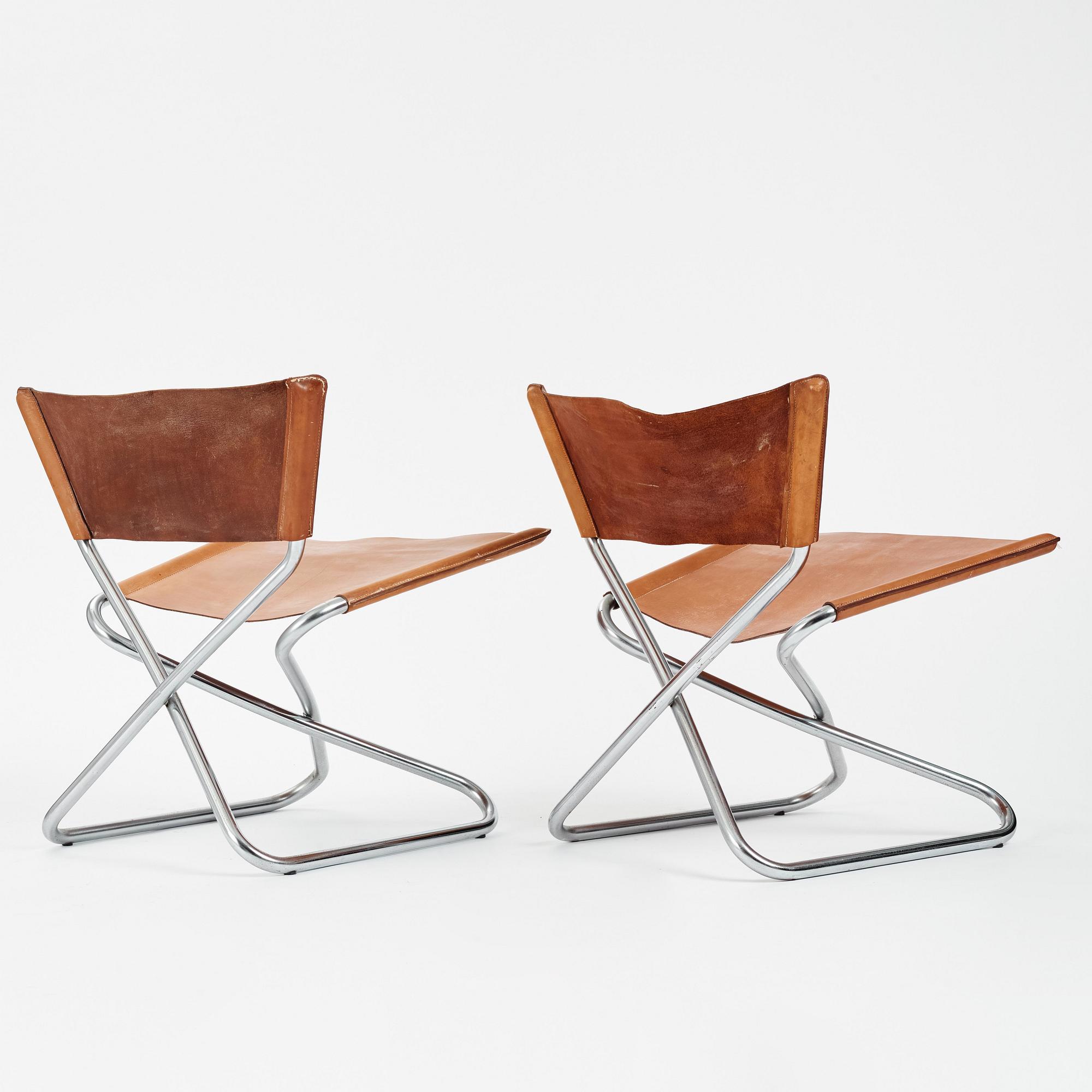 fåtöljer 1 par, "Z-down chairs", Torben Ørskov, Danmark, ca 1968.