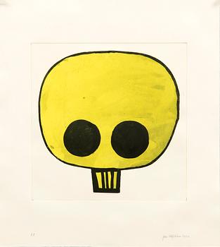 Jan Håfström, "Yellow skull".