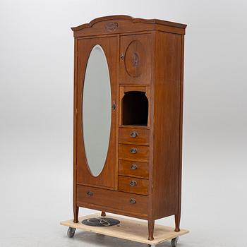 Wardrobe, Art Nouveau, early 20th century.