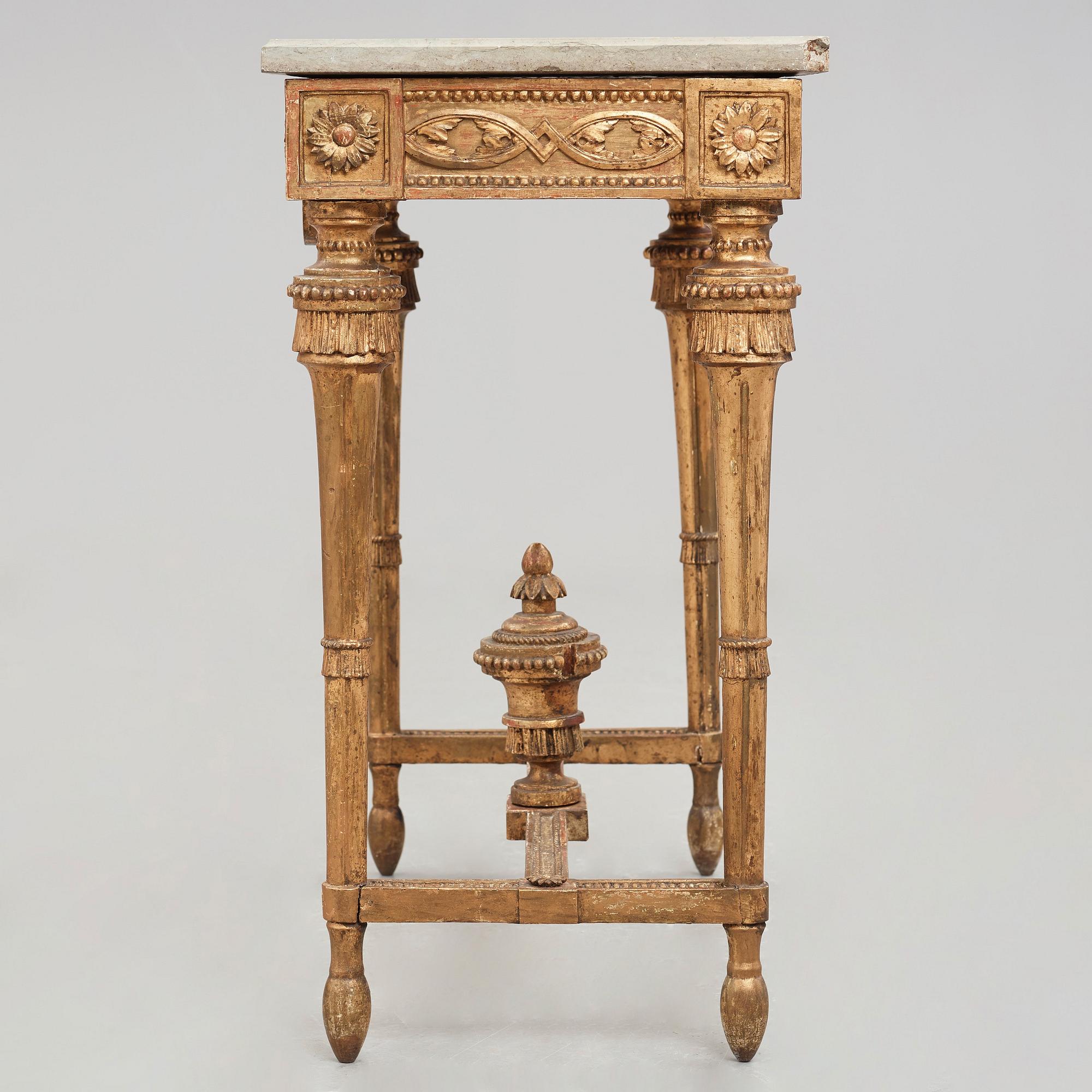 KONSOLBORD, stockholmsarbete, 1700-talets slut, gustavianskt.
