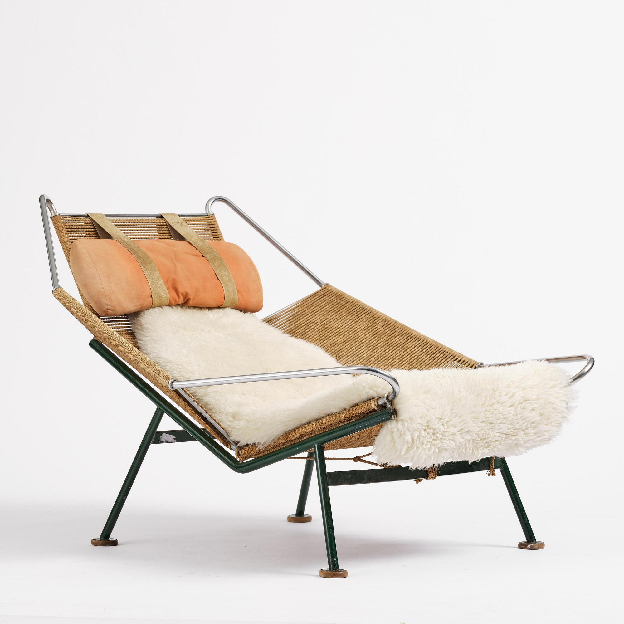 Hans J. Wegner, a "Flag Halyard" chair, Getama, Denmark, 1950s-60s.