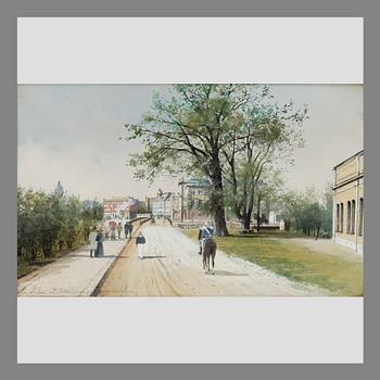 ANNA PALM DE ROSA, VY FRÅN SKEPPSHOLMEN, STOCKHOLM.